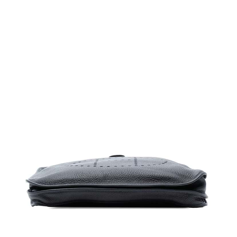 Hermès Clemence Evelyne III 40 Blue Leather Good condition - Inside View