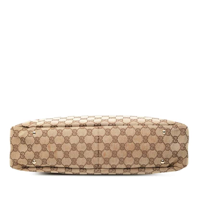 Gucci GG Canvas Shoulder Bag Brown Canvas Good condition - Inside View