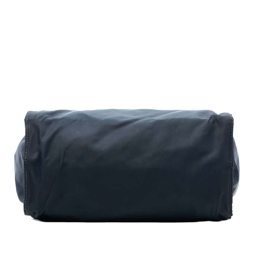 Prada Tessuto Metal Handle Bag Blue Very good condition - Inside View
