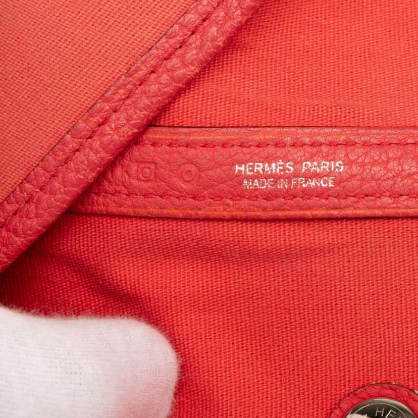 Hermès Toile and Negonda Garden Party 36 Pink Canvas Very good condition - Box View