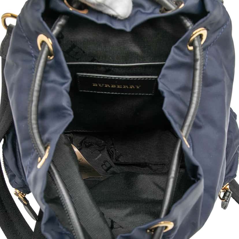 Burberry Small Nylon Rucksack Backpack Blue Good condition - Model View
