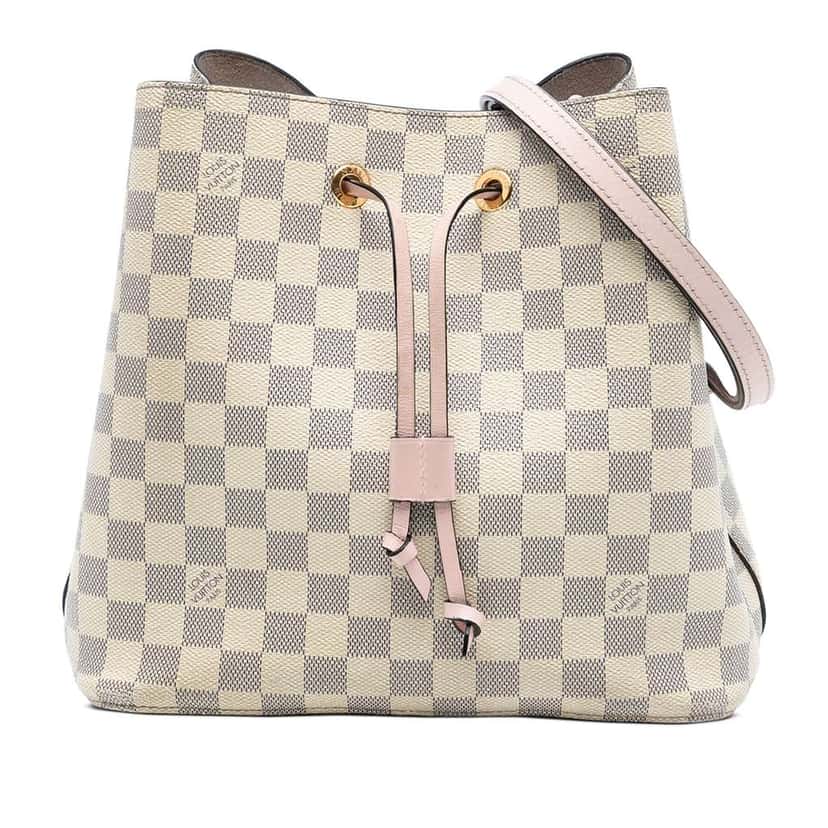 Louis Vuitton Damier Azur Neonoe MM White Good condition - Front View