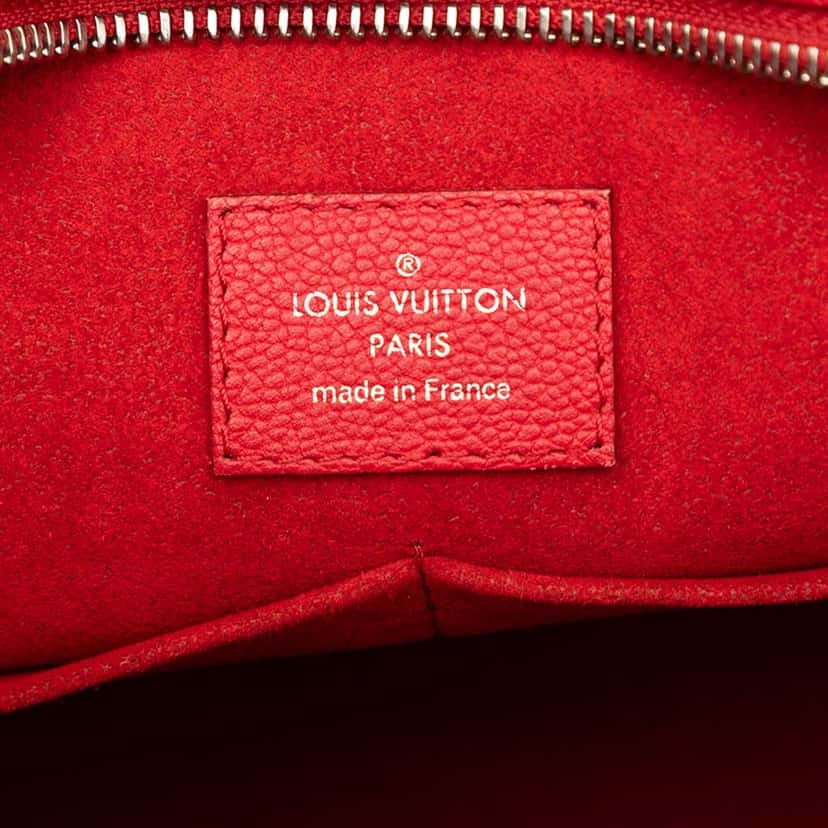 Louis Vuitton Monogram Very Leather Very Zipped Red Leather Very good condition - Box View