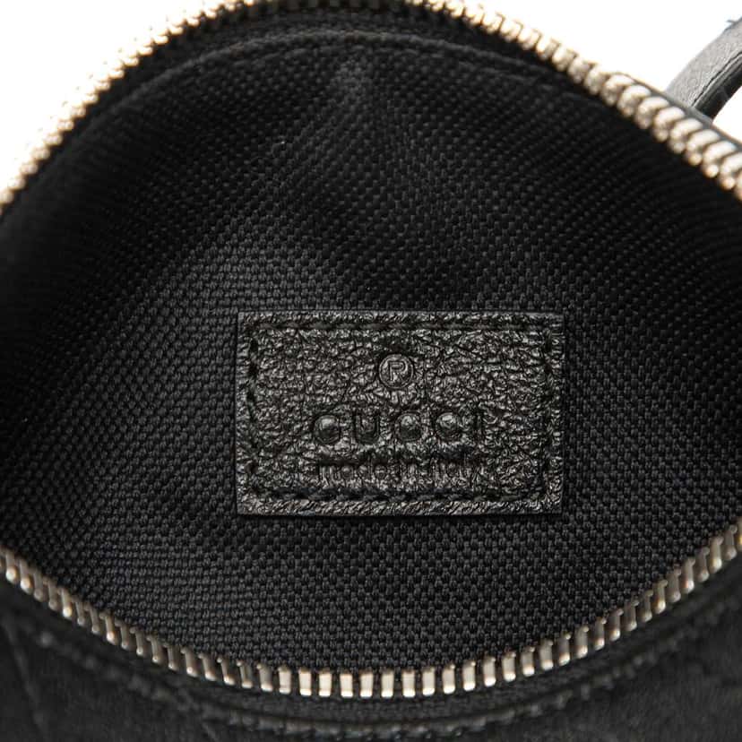 Gucci Mini Leather Blondie Barrel Shoulder Bag Black Leather Very good condition - Box View