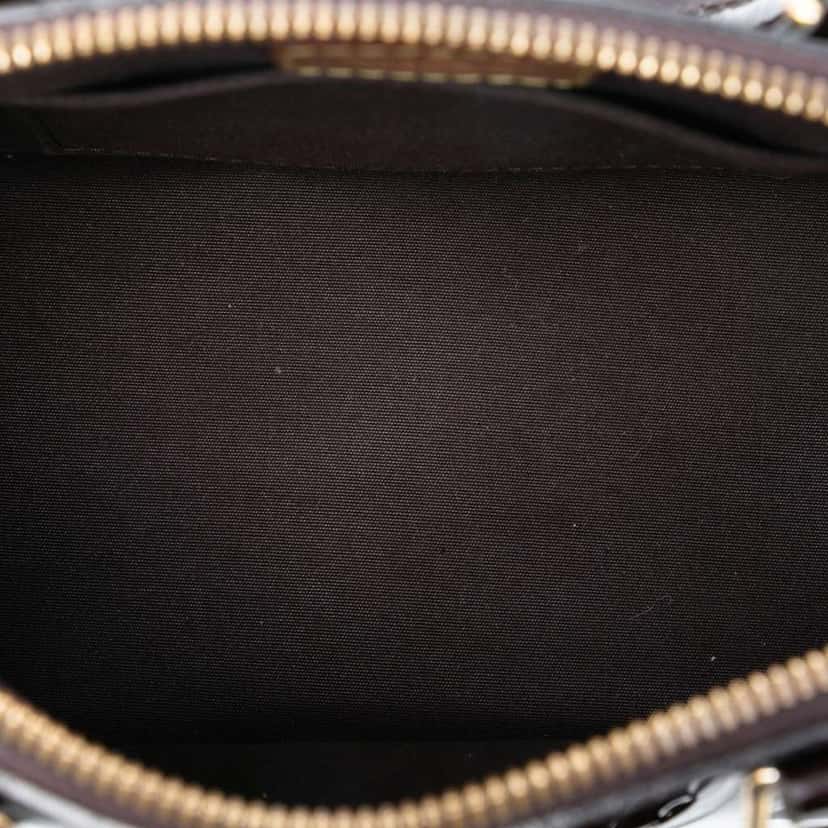 Louis Vuitton Monogram Vernis Alma BB Purple Leather Good condition - Model View