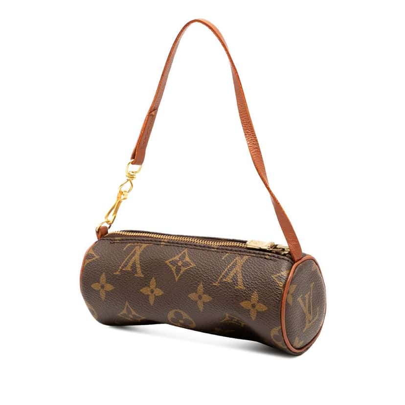 Louis Vuitton Monogram Papillon Pochette Brown Good condition - Back View