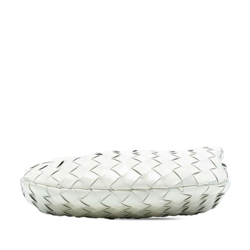 Bottega Veneta Mini Nappa Intrecciato Jodie White Leather Good condition - Inside View