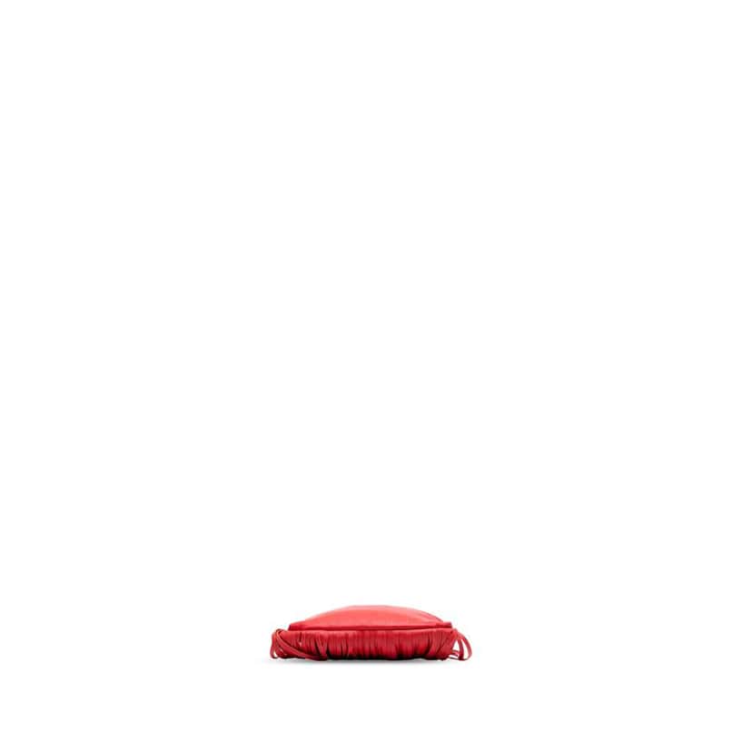 Bottega Veneta Nappa The Fringe Pouch Red Leather Good condition - Inside View