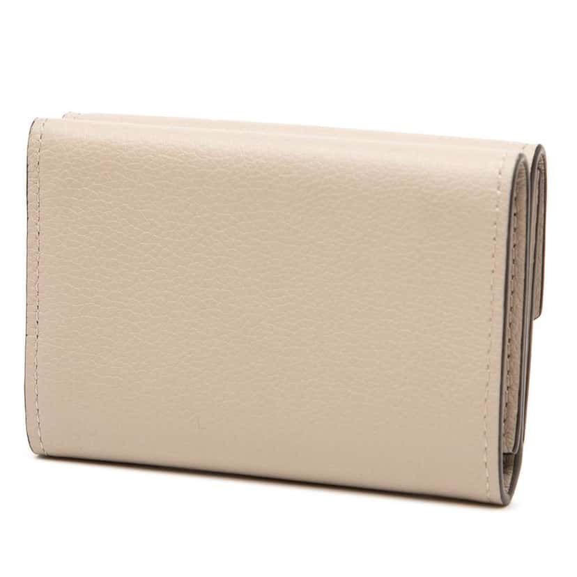 Louis Vuitton Leather Lockmini Wallet Brown Leather Good condition - Back View