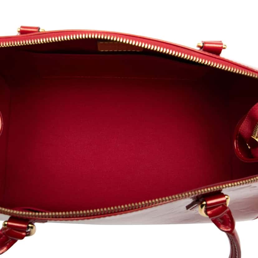 Louis Vuitton Monogram Vernis Sherwood PM Red Leather Good condition - Model View