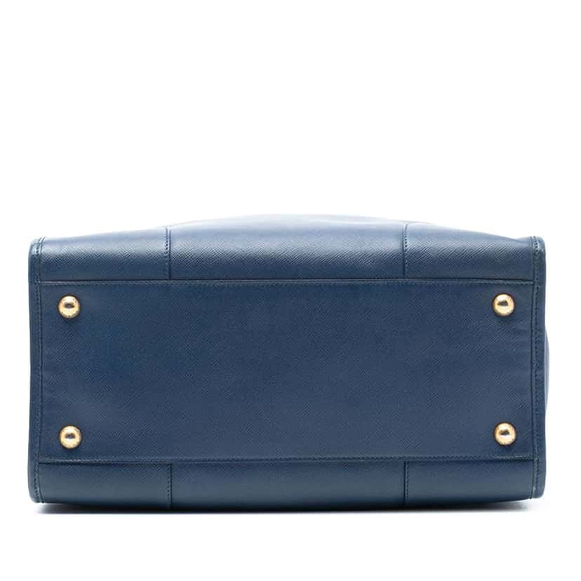 Prada Saffiano Lux Shopping Tote Blue Leather Very good condition - Inside View