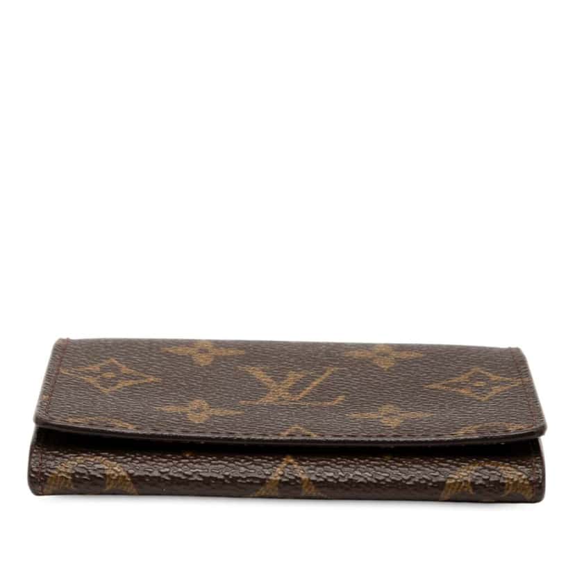 Louis Vuitton Monogram Envelope Business Card Holder Brown Good condition - Inside View