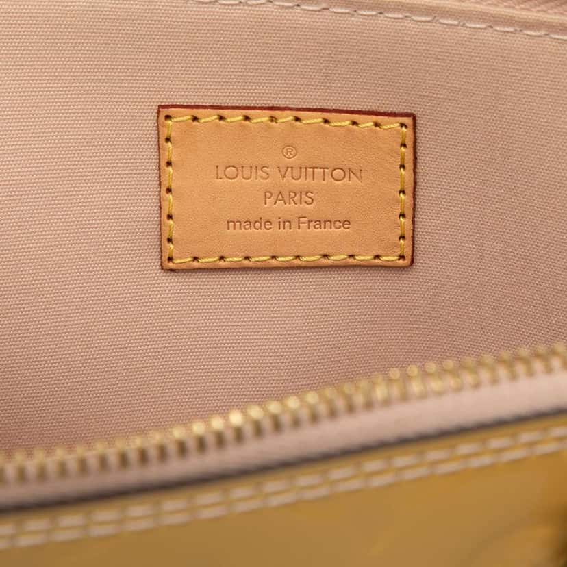 Louis Vuitton Monogram Vernis Alma PM Brown Leather Good condition - Box View