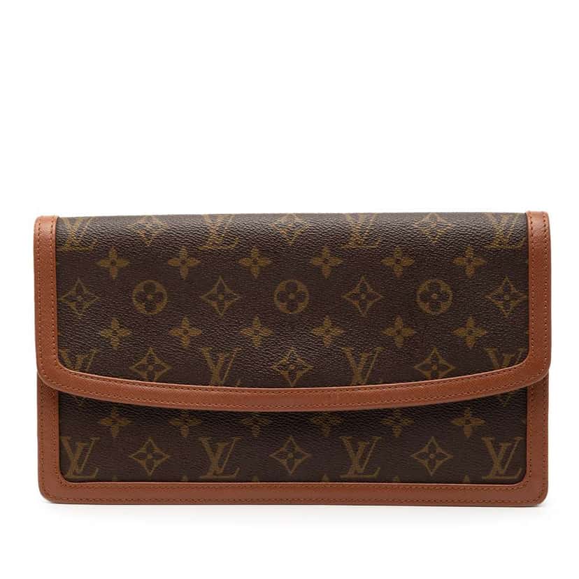 Louis Vuitton Monogram Pochette Dame GM Brown Good condition - Front View