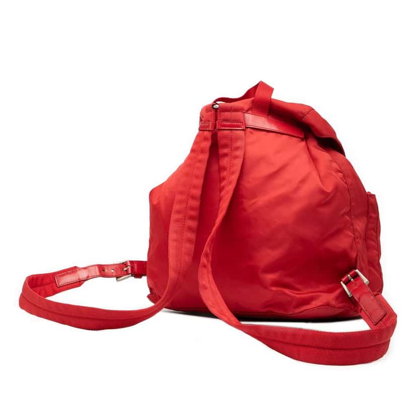 Prada Tessuto Backpack Red Good condition - Back View