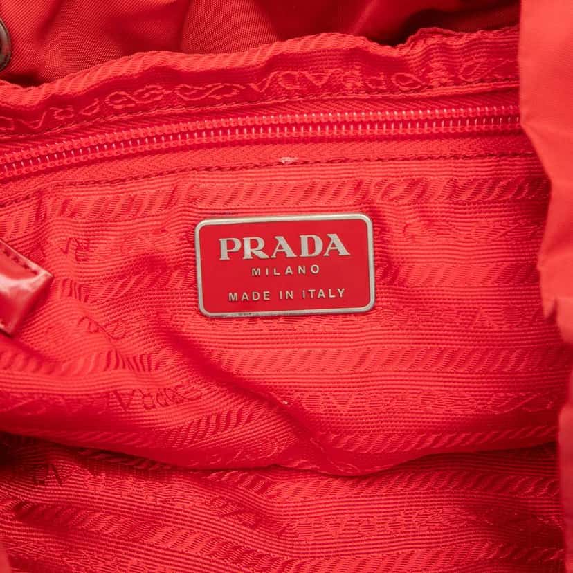 Prada Tessuto Backpack Red Good condition - Box View