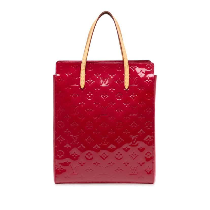 Louis Vuitton Monogram Vernis Catalina NS Red Leather Good condition - Front View