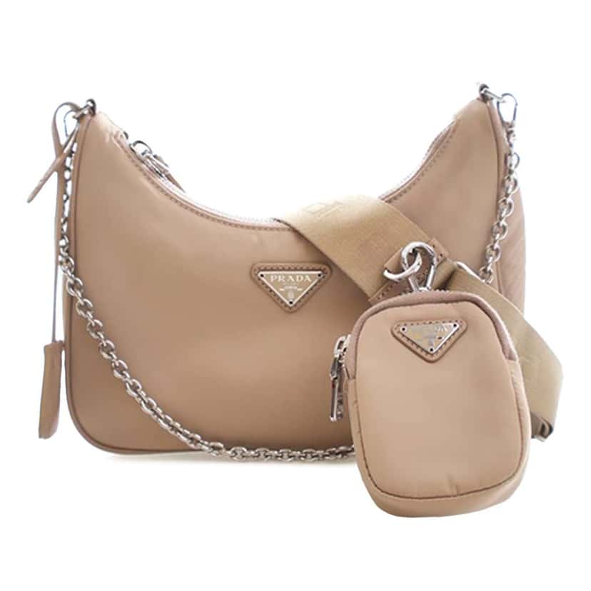 Prada Re Nylon Re Edition 2005 Satchel Brown Good condition - Front View