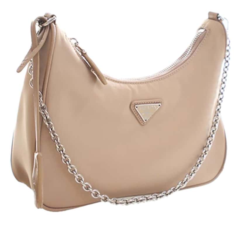 Prada Re Nylon Re Edition 2005 Satchel Brown Good condition - Back View