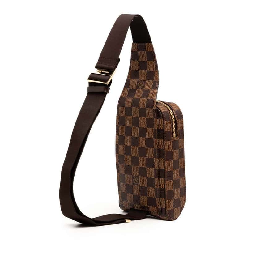 Louis Vuitton Damier Ebene Geronimos Brown Good condition - Back View