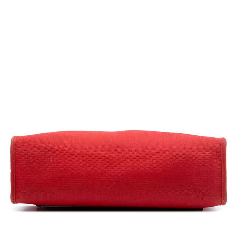 Hermès Toile Herbag Zip 31 Red Canvas Good condition - Inside View