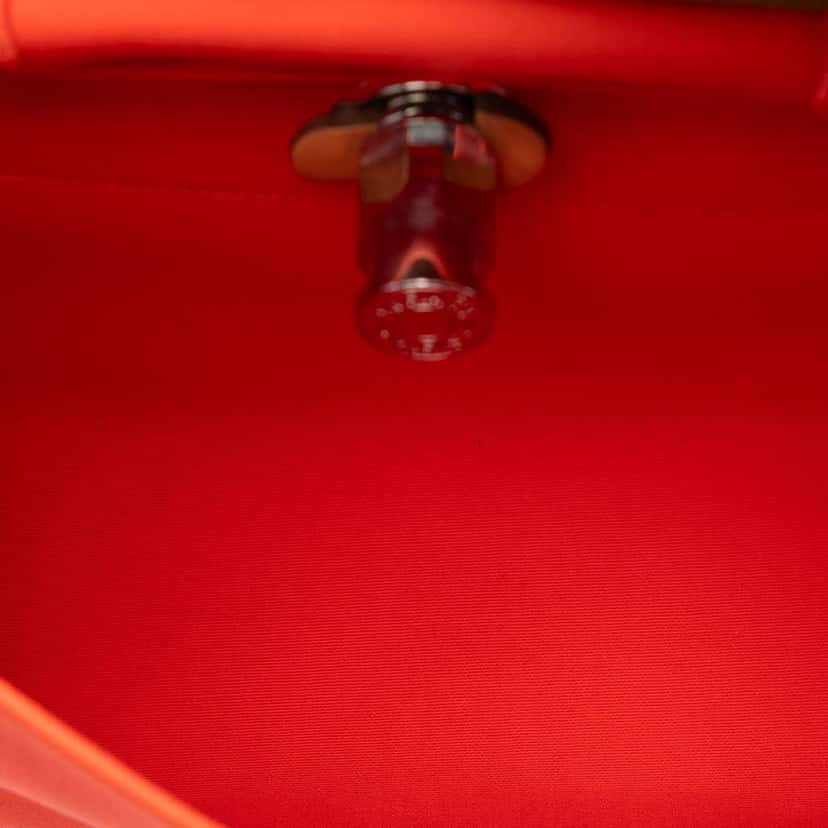 Hermès Toile Herbag Zip 31 Orange Canvas Good condition - Model View