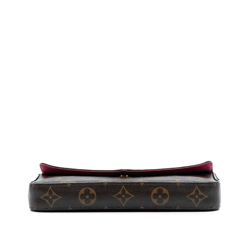 Louis Vuitton Monogram Pochette Felicie Brown Good condition - Inside View