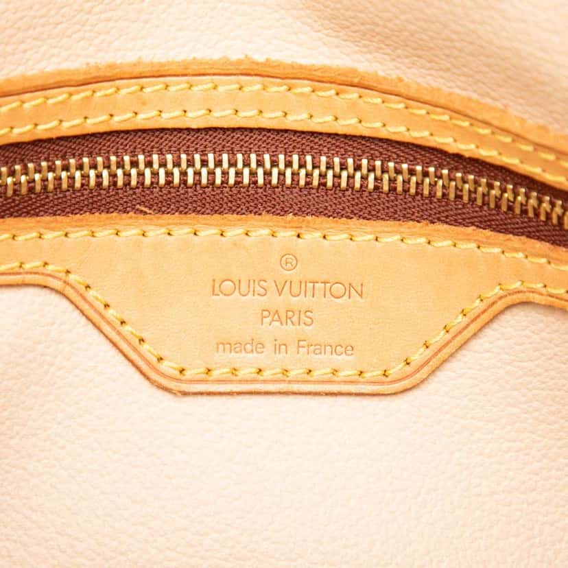 Louis Vuitton Monogram Petit Bucket Brown Fair condition - Box View