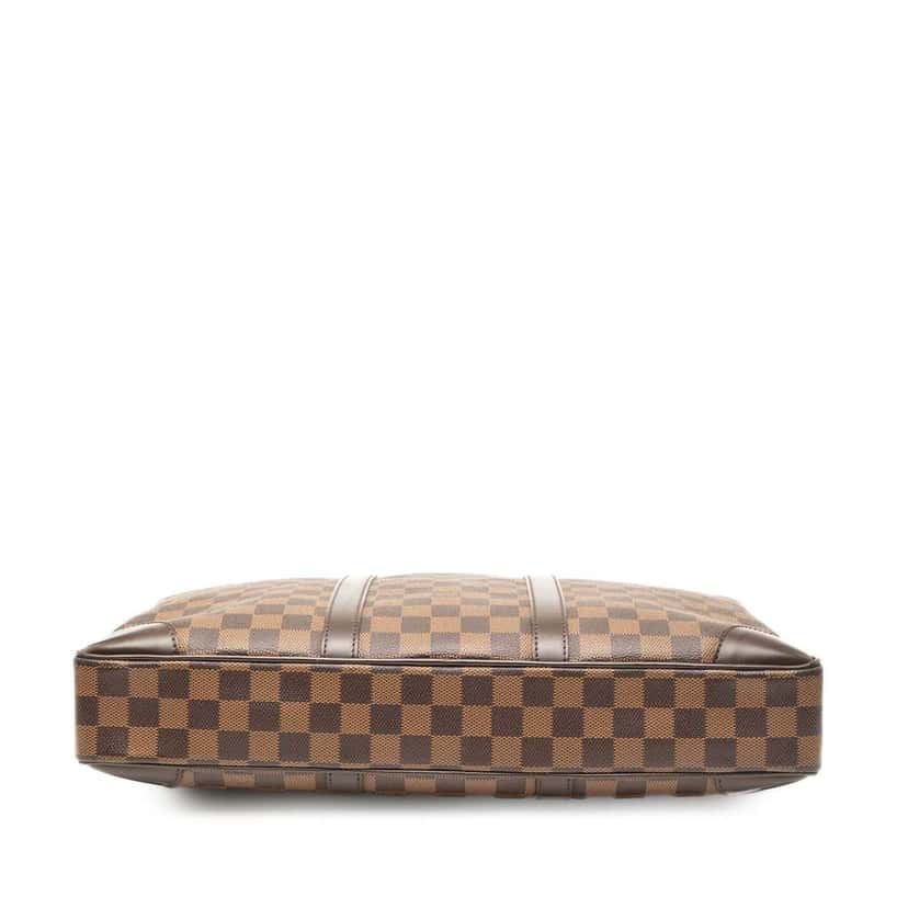 Louis Vuitton Damier Ebene Porte Documents Voyage PM Brown Very good condition - Inside View