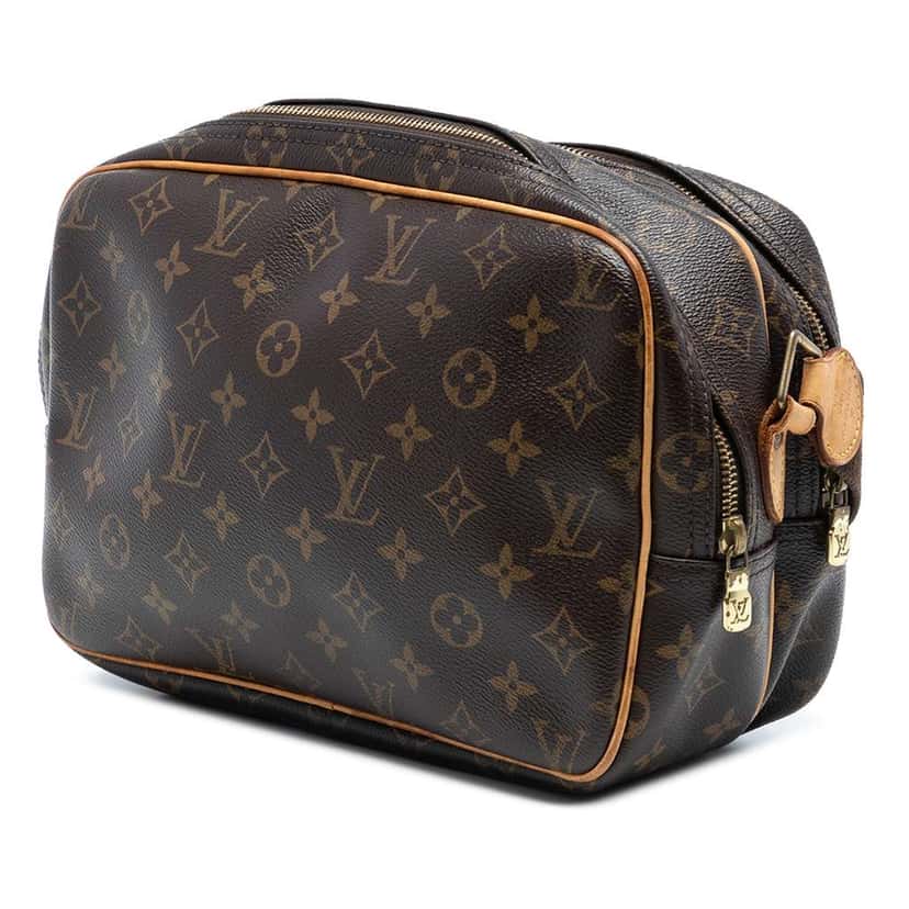Louis Vuitton Monogram Reporter PM Brown Very good condition - Back View