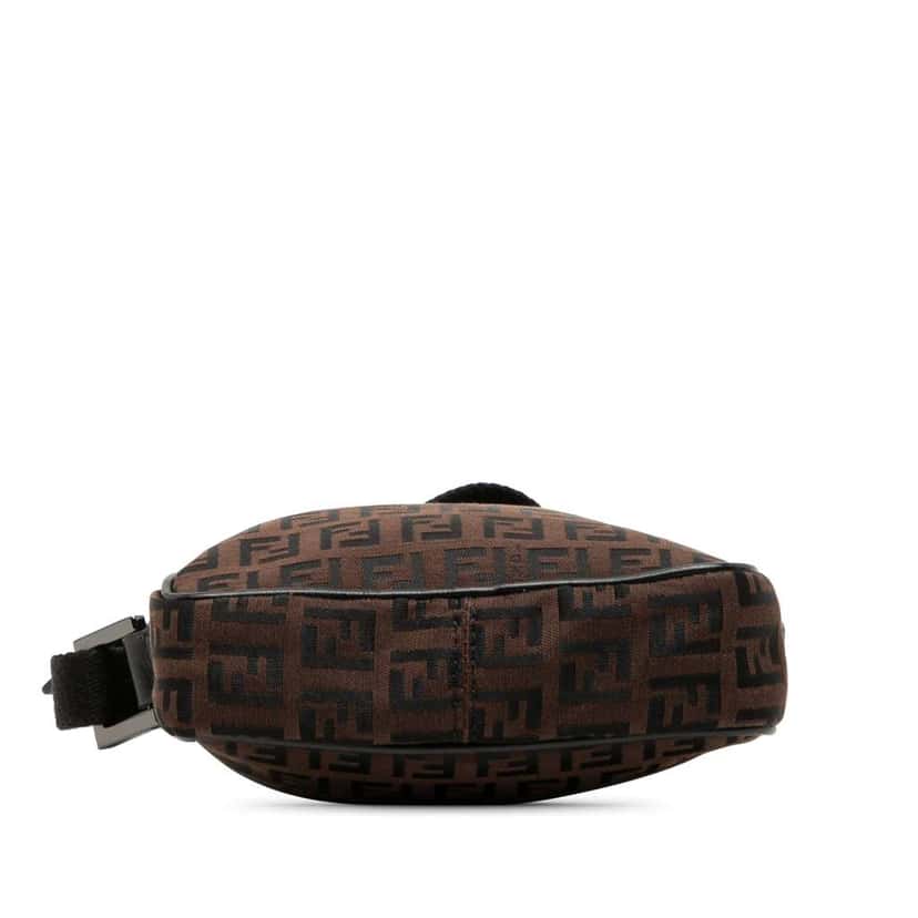 Fendi Zucchino Canvas Crossbody Brown Canvas Very good condition - Inside View
