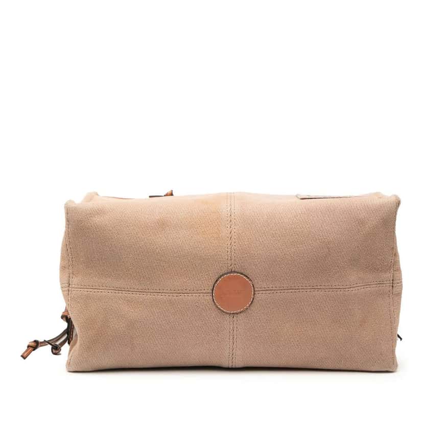 Loewe Small Canvas Cushion Tote Brown Canvas Very good condition - Inside View