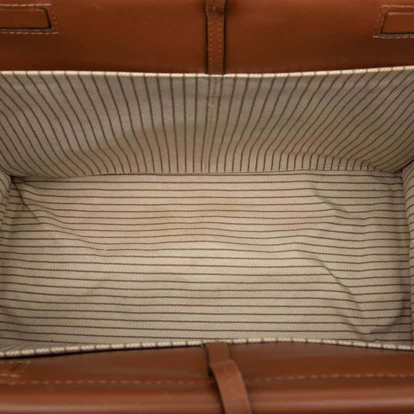 Loewe Small Canvas Cushion Tote Brown Canvas Very good condition - Model View