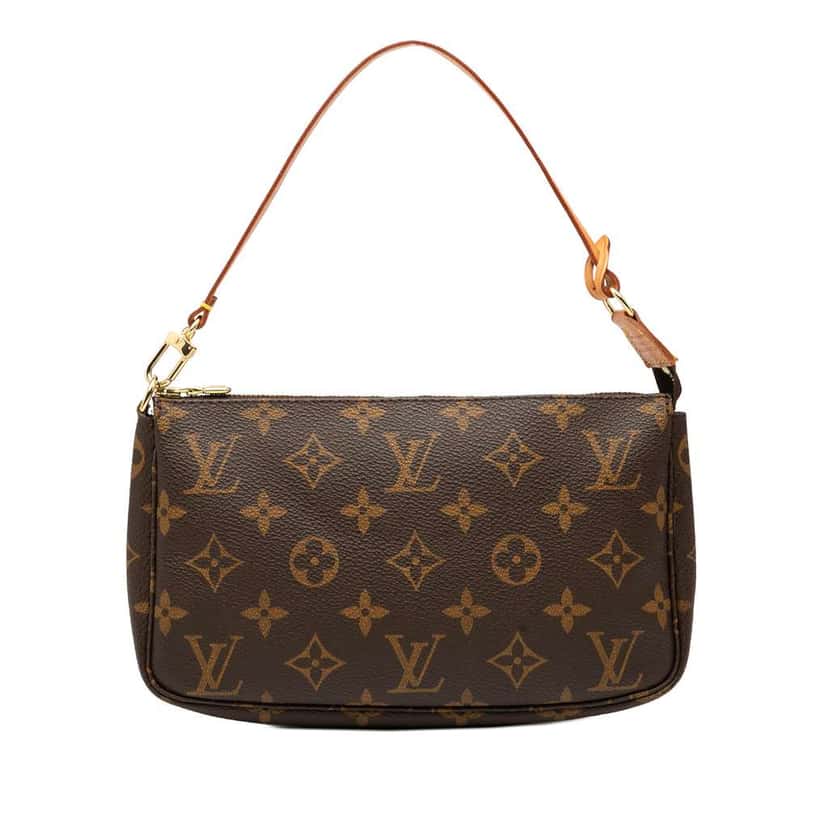Louis Vuitton Monogram Pochette Accessoires Brown Good condition - Front View