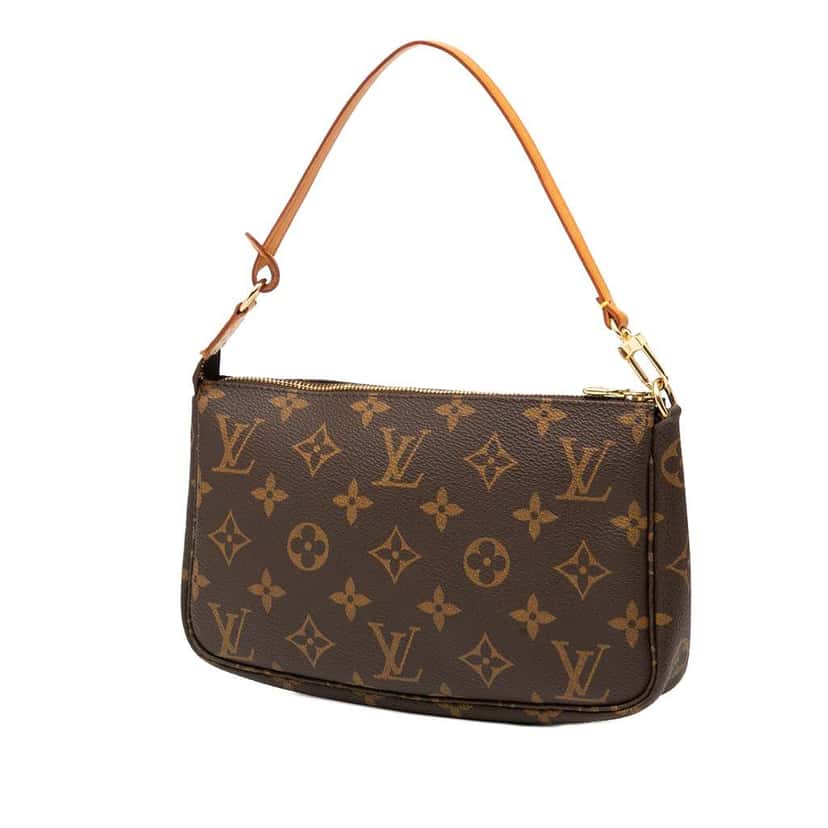 Louis Vuitton Monogram Pochette Accessoires Brown Good condition - Back View