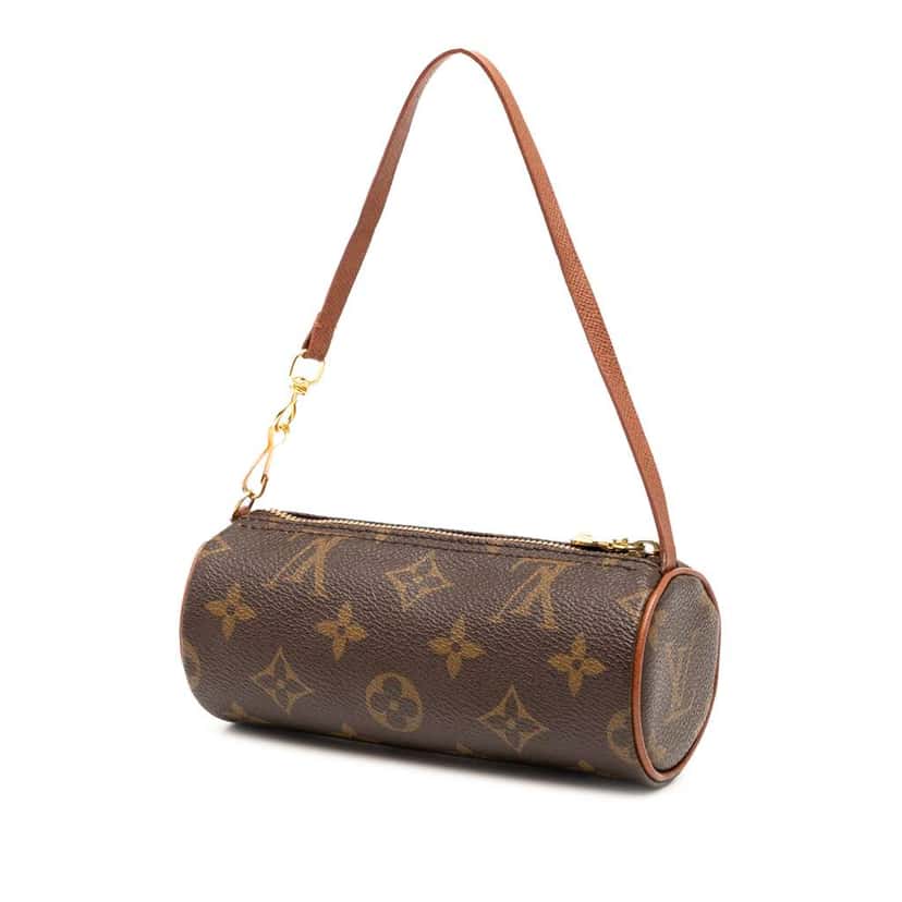 Louis Vuitton Monogram Papillon Pochette Brown Good condition - Back View