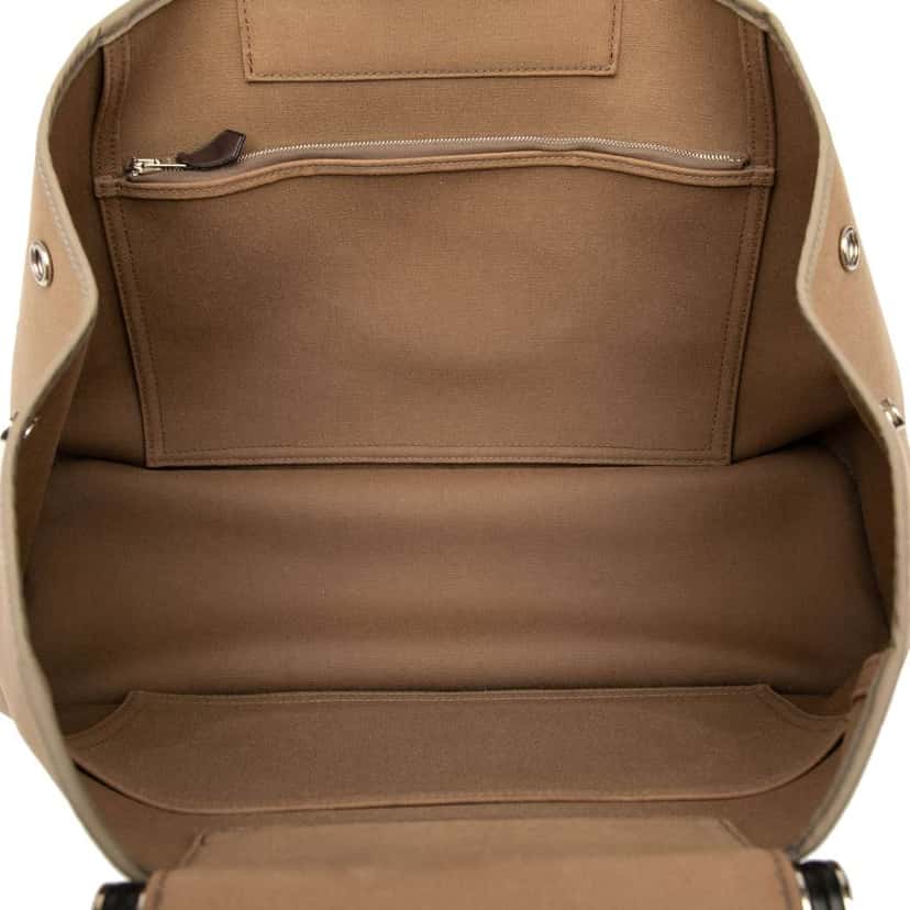 Hermès Toile Cabag Elan PM Brown Canvas Good condition - Model View