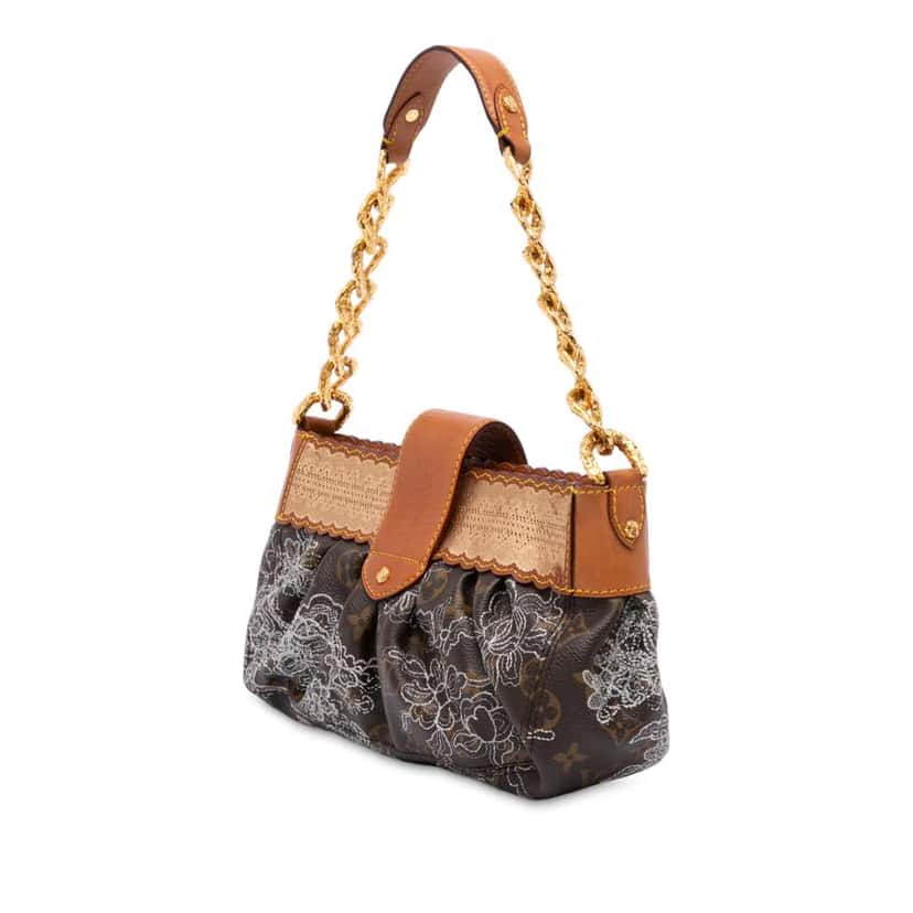 Louis Vuitton Limited Edition Monogram Dentelle Kirsten Brown Good condition - Back View