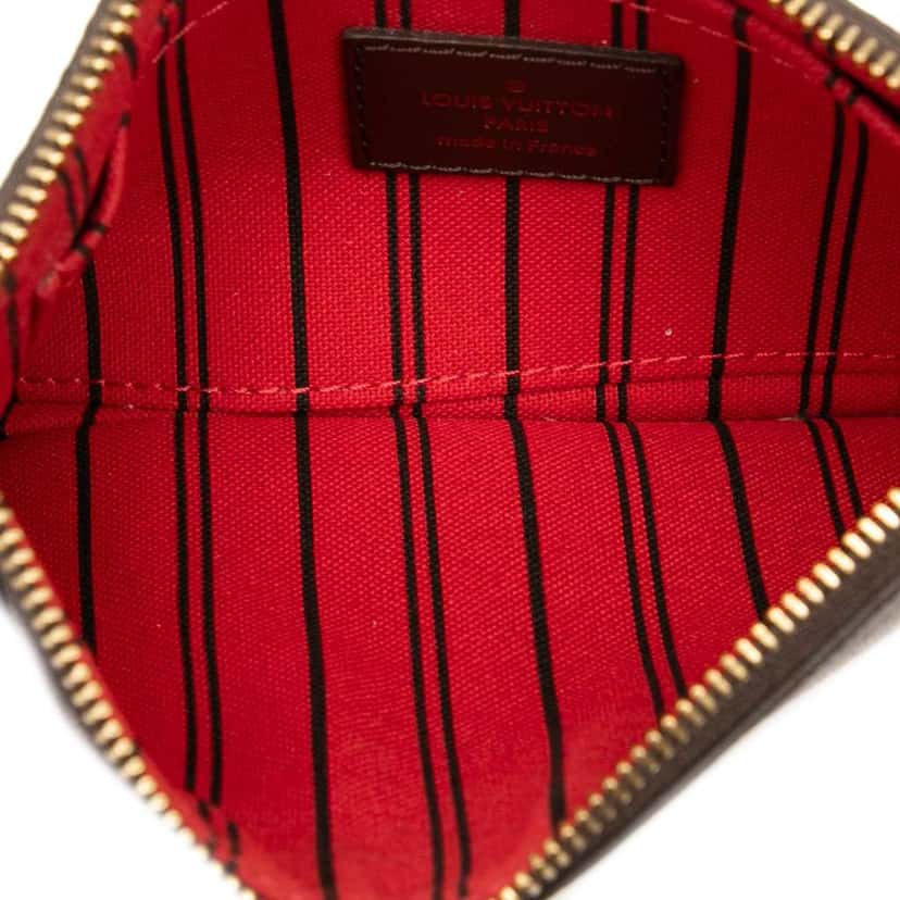 Louis Vuitton Damier Ebene Neverfull PM Pouch Brown Very good condition - Model View