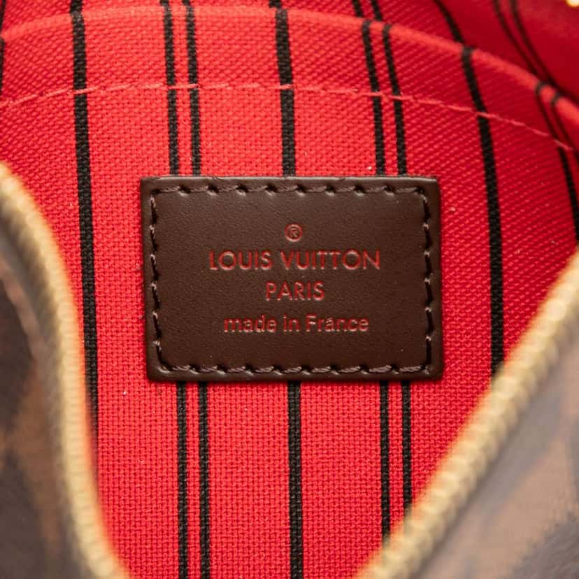Louis Vuitton Damier Ebene Neverfull PM Pouch Brown Very good condition - Box View