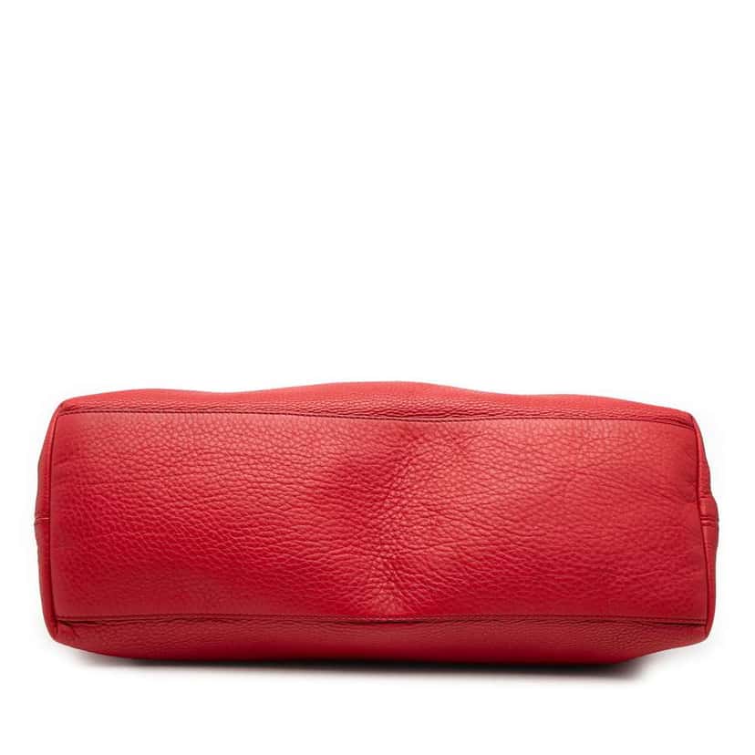 Gucci Medium Leather Soho Chain Tote Red Leather Good condition - Inside View