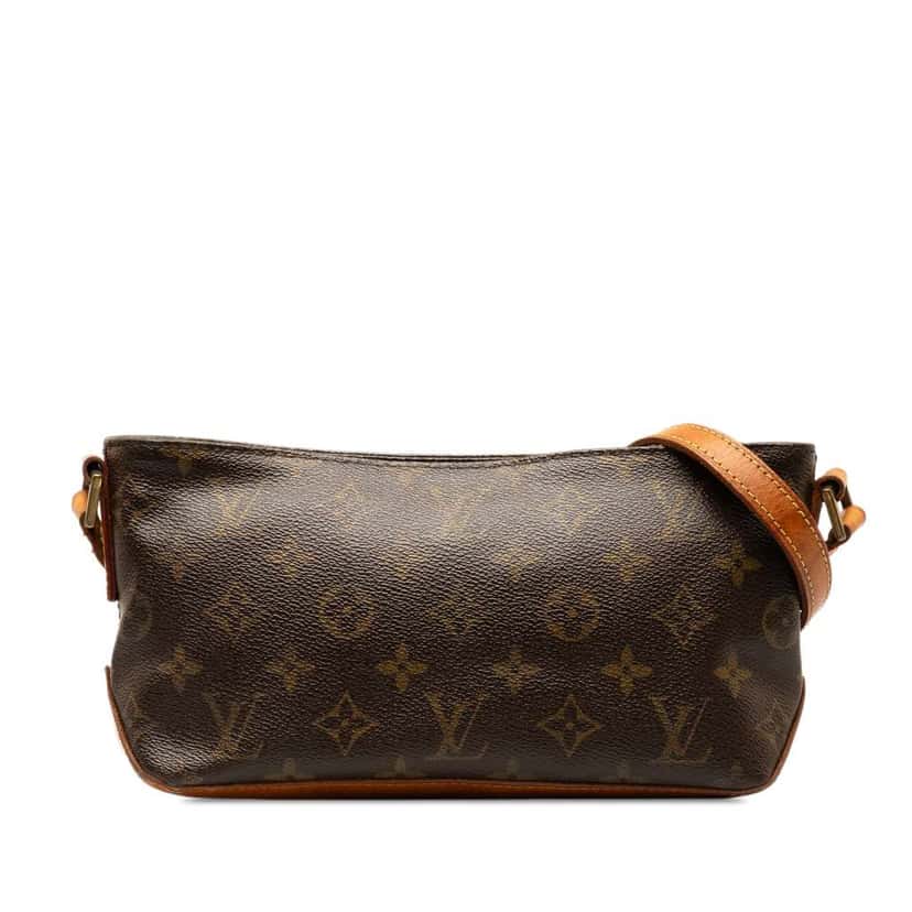 Louis Vuitton Monogram Trotteur Brown Canvas Very good condition - Front View