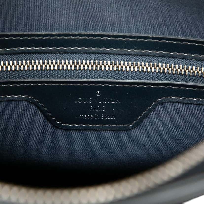 Louis Vuitton Monogram Mat Stockton Blue Leather Good condition - Box View