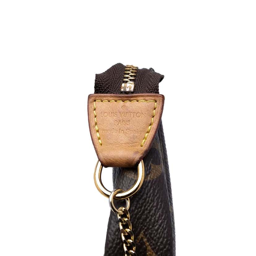 Louis Vuitton Monogram Mini Pochette Accessoires Brown Very good condition - Box View