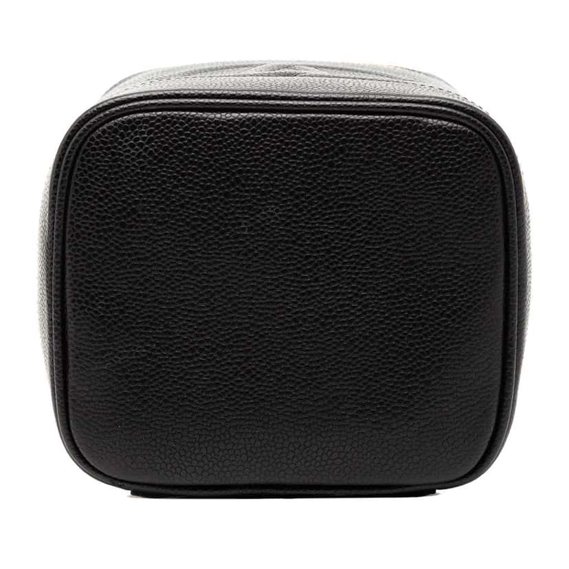Chanel CC Caviar Vanity Case Black Leather Good condition - Inside View