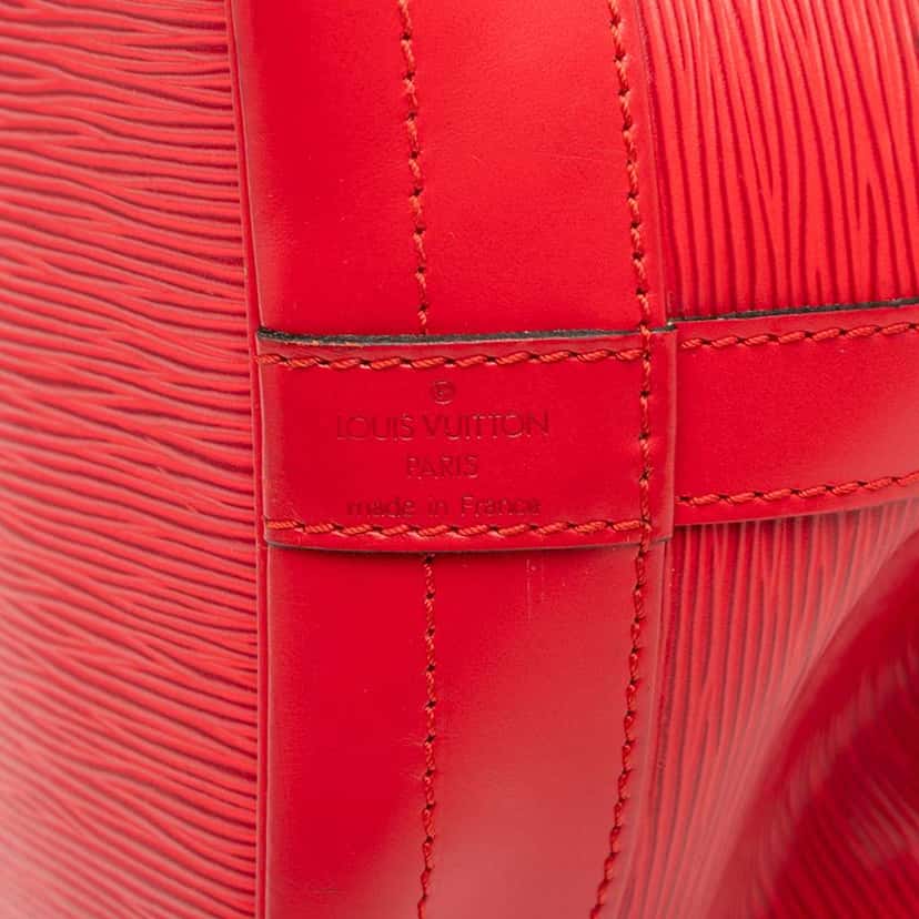 Louis Vuitton Epi Noe GM Red Leather Good condition - Box View
