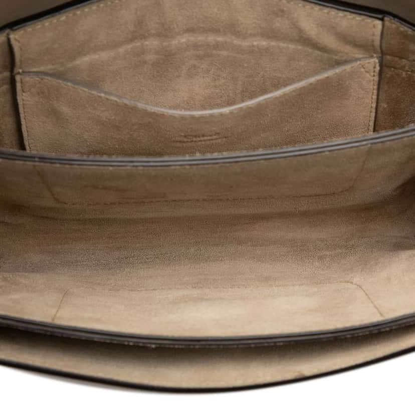 Chloé Small Suede and Calfskin Faye Crossbody Brown Leather Good condition - Model View