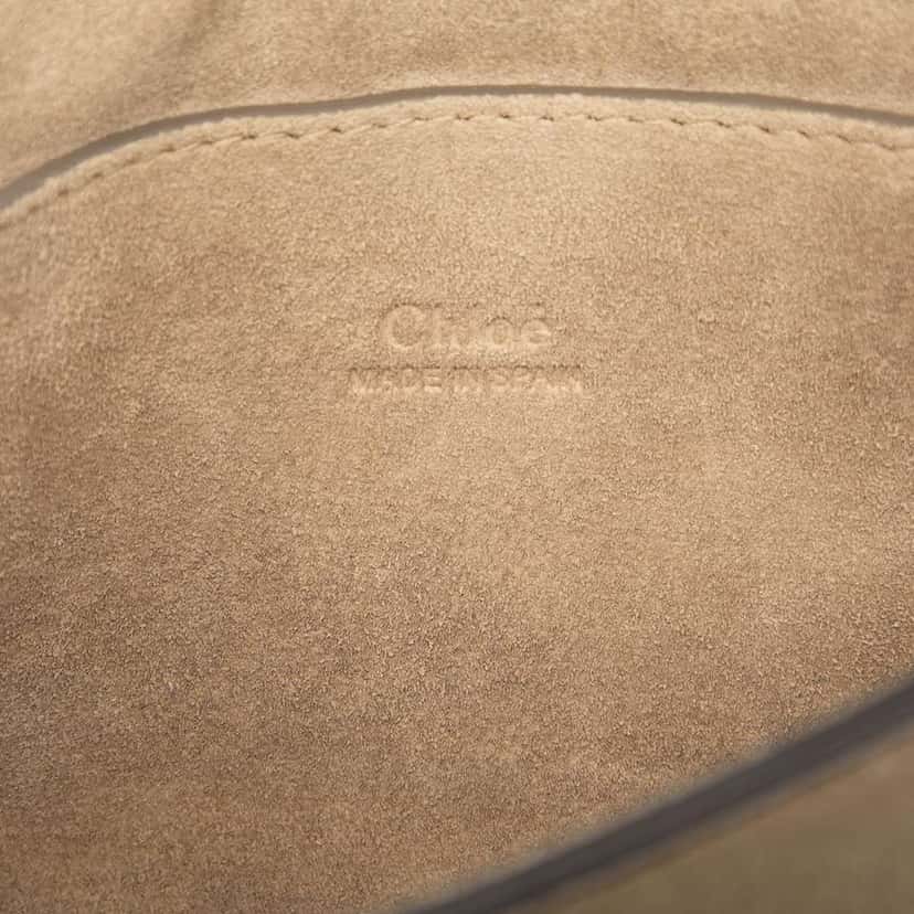 Chloé Small Suede and Calfskin Faye Crossbody Brown Leather Good condition - Box View