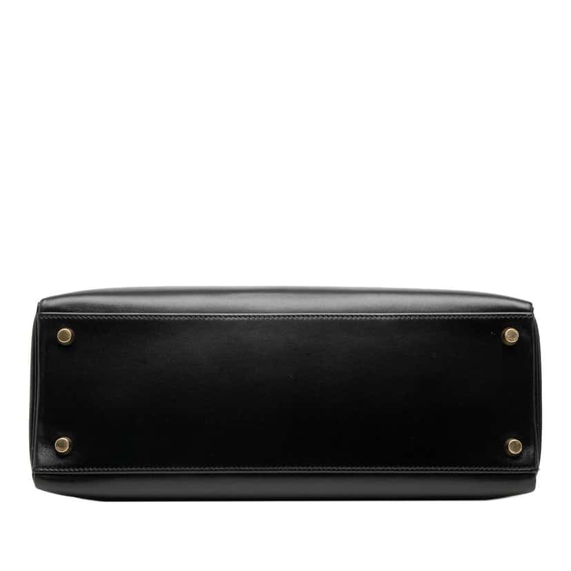 Hermès Box Calf Kelly Retourne 32 Black Leather Good condition - Inside View