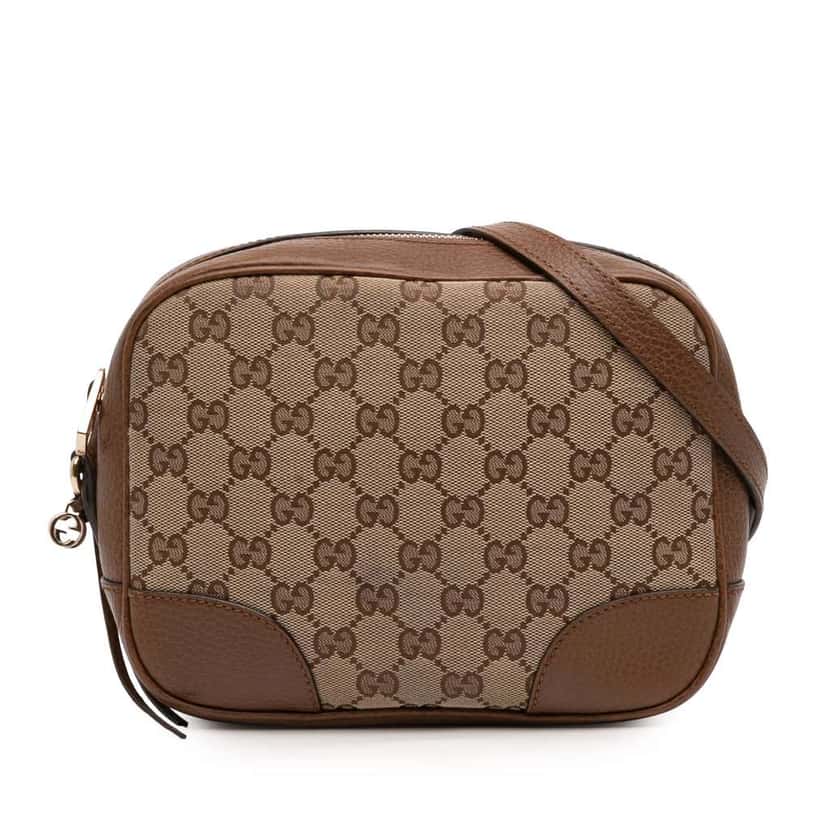 Gucci GG Canvas Bree Crossbody Brown Canvas Good condition - Front View